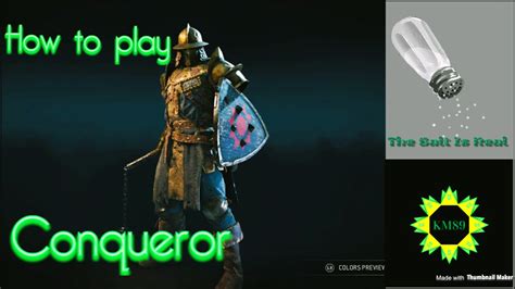 The heavy class serves as for honor's massive tank. For Honor Conqueror Guide - How to play Conqueror - YouTube