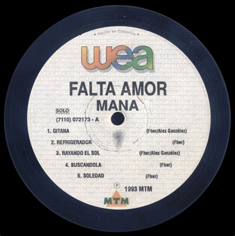 Release Falta Amor By Maná Cover Art Musicbrainz