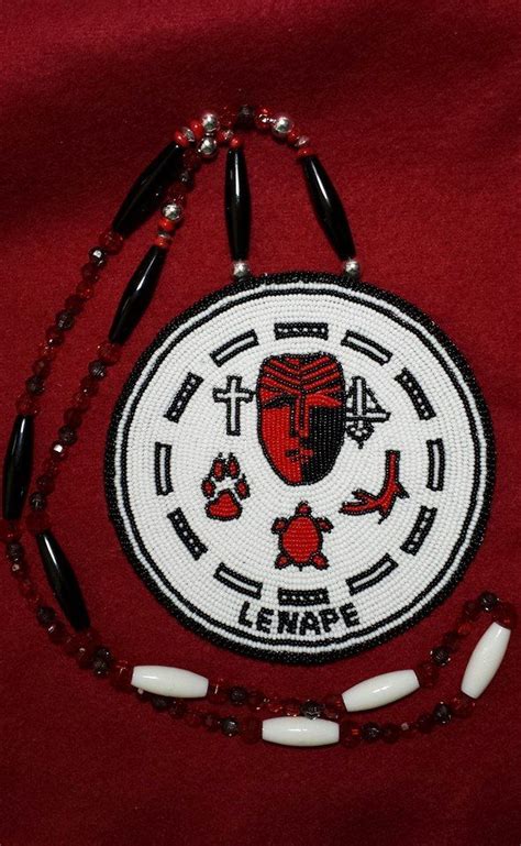 Made This Lenape Tribe Medallion In Size 1315 And 11 Beads Bead