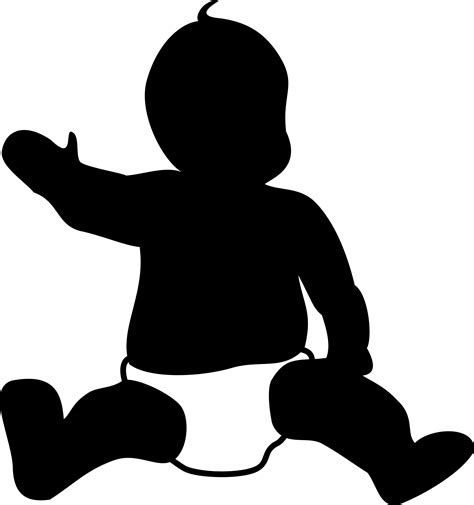 Clipart Simple Baby Outline