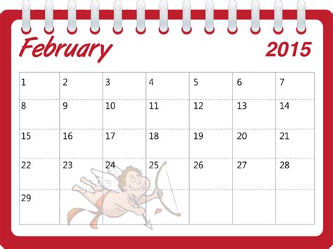 February Calendar Clipart Free Clip Art Images Image 15603