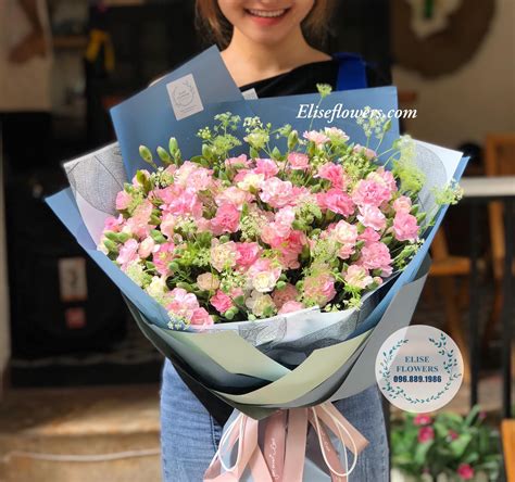 Bó Hoa Cẩm Chướng đẹp Bó Hoa Sinh Nhật đẹp ở Hà Nội