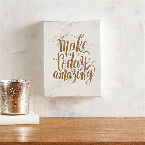 Make Today Amazing Small Wall Art Positive Wall Art Nature Canvas