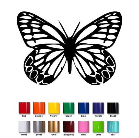 Items Similar To Butterfly Decal 05 Vinyl Car Window Decal Wall
