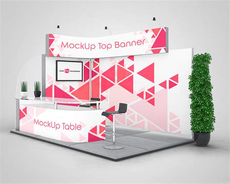 280 Best Trade Show Booth Mockup Templates Free And Premium