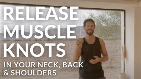 How To Get Rid Of Muscle Knots In The Neck Traps Shoulder Back Best Trigger Point Quick