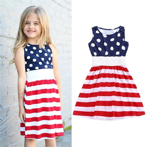 Buy Little Girls Striped Dress Summer 2018 Baby Girl