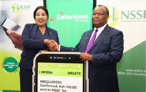 Nssf Members Can Now Pay Through M Pesa Following New Partnership With