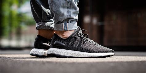 It's hard to imagine adidas without boost—the revolutionary performance shoe technology that first hit the pavement in 2013. Core Black Lands On The adidas Pure Boost • KicksOnFire.com