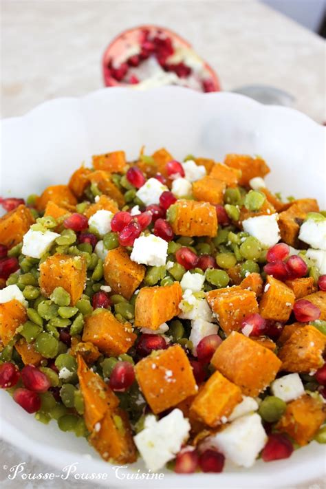 Les pois cassés sont des petits pois très mûrs fendus en deux et séchés. Pousse-Pousse Cuisine: Salade pois cassés, feta, patate ...