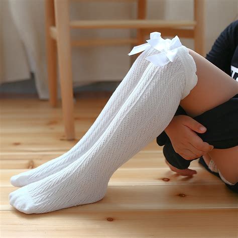 Girl Socks 3 12 Years Old Cotton New Summer Korean Version Long Tube