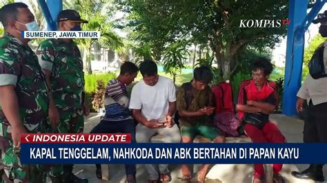 Kapal Bocor Usai Diterjang Ombak Abk Dan Nahkoda Terombang Ambing