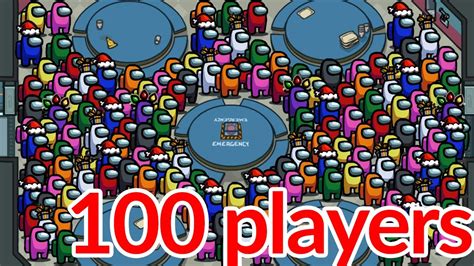 Among Us But With 100 Players Youtube