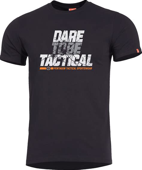 Pentagon Ageron Dare To Be Tactical T Shirt Black Skroutzgr