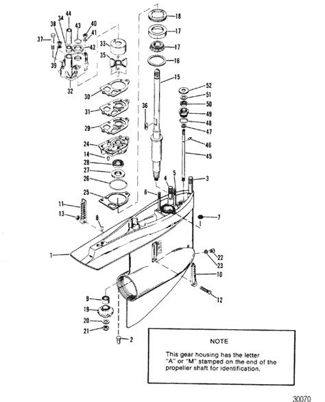 Alpha One Sterndrive Parts Diagram