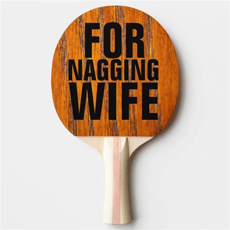 Vintage For Nagging Wife Spanking Paddle Zazzle