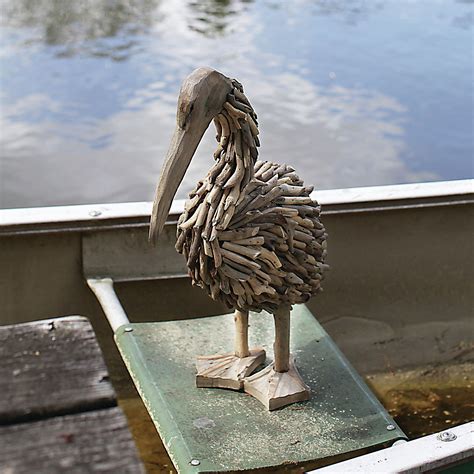 Pelican Made From Driftwood Driftwood Decor Driftwood Crafts Driftwood Art