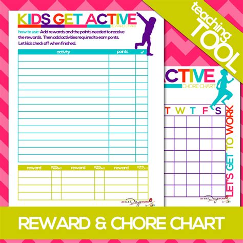 Free Kids Chore And Reward Chart Printables All In A Days Workall In A