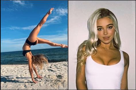 LSUs Olivia Dunne Goes Viral Showing Off Thick Thighs And Booty In Beach Gymnastics Video In