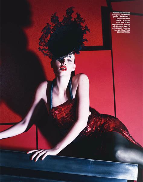 Lara Stone For Vogue Paris By Mert Marcus