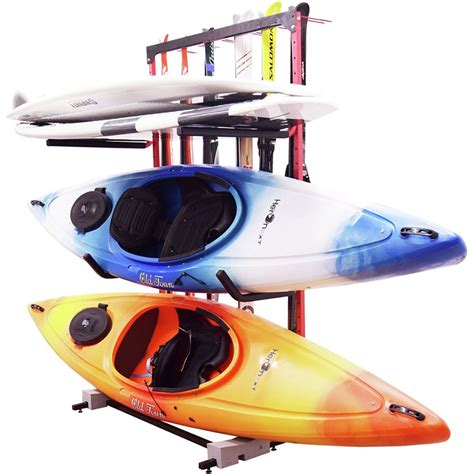 Malone Auto Racks Fs Rack 2 Kayak 2 Sup 6 Ski Storage Rack