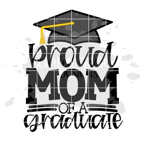 School Svg, Proud Mom of a Graduate SVG - SVG cut file - Scarlett Rose