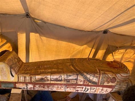 Egyptian Archeologists Unearth 59 Coffins Buried For Over 2500 Years