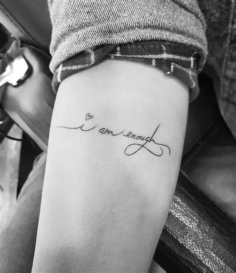 101 Best I Am Enough Tattoo Designs You Need To See Outsons Strong