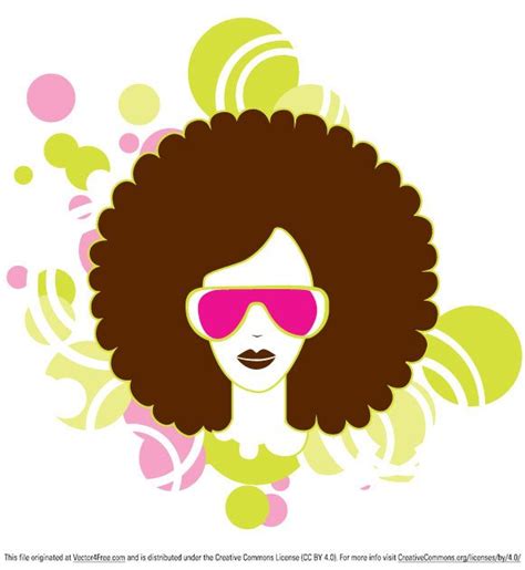 Afro Woman Vector For Free Download Freeimages