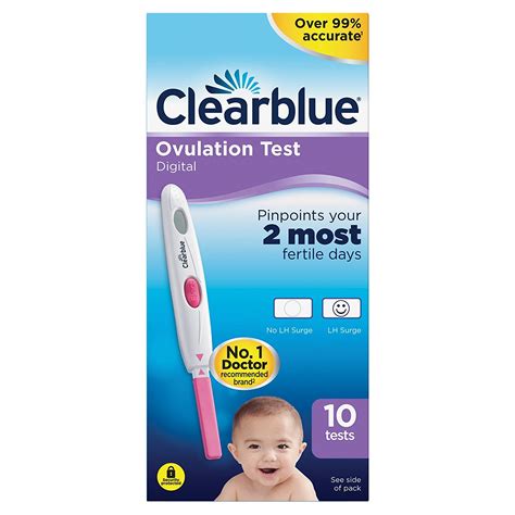 Clearblue Test Di Ovulazione Digitale 10 Stick 2 Test Di Gravidanza