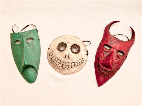 Set of 3 nightmare before christmas masks of lock, shock and barrel, 3 1/4 high to 4 high, made exclusively for the disney store. Lock Shock & Barrel Masks Nightmare Before Christmas ...