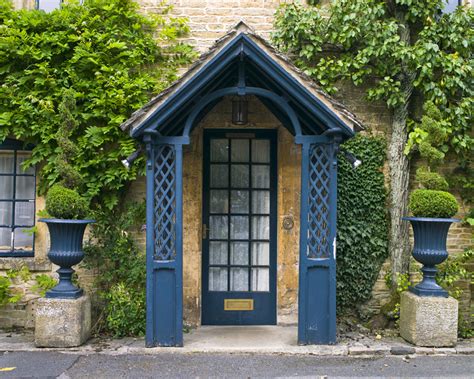 Blue Cottage Door