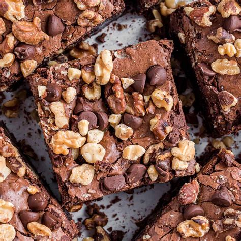 Chocolate Walnut Brownies Recipe Shugary Sweets