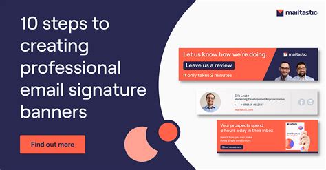 10 Steps To Creating Professional Email Signature Banners