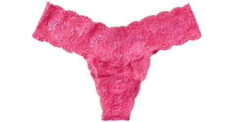 Banana Republic Never Say Never Cutie Lace Thong In Pink