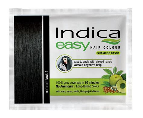 It has a revolutionary formula to cover the grey hairs within minutes. Indica Natural Black Easy Hair Colour: Buy Indica Natural ...