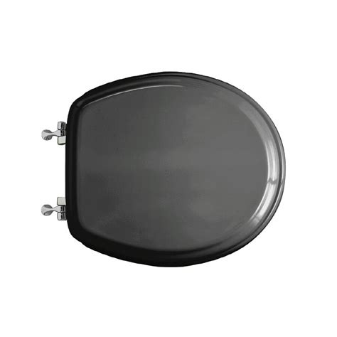 American Standard Round Black Town Square Toilet Seat At