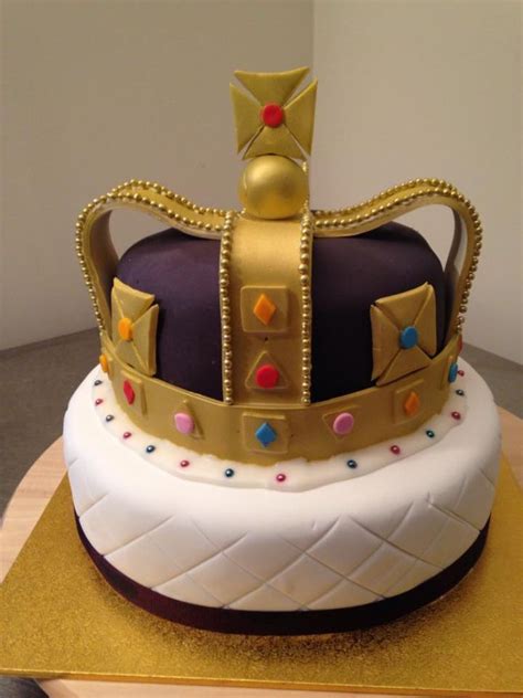 Weircakes Queen Birthday Crown Cake Royal Jubilee Cake Queens