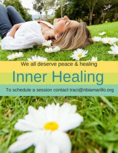 God's love is central to the restoration and healing of damaged emotions. Inner Healing - NBI Amarillo