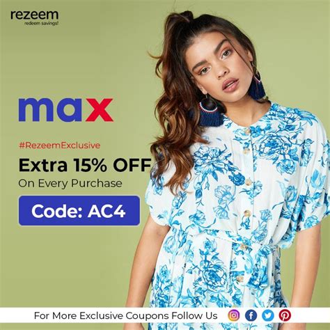 Max Uae Exclusive Promo Code Max Fashion Coupons Fashion