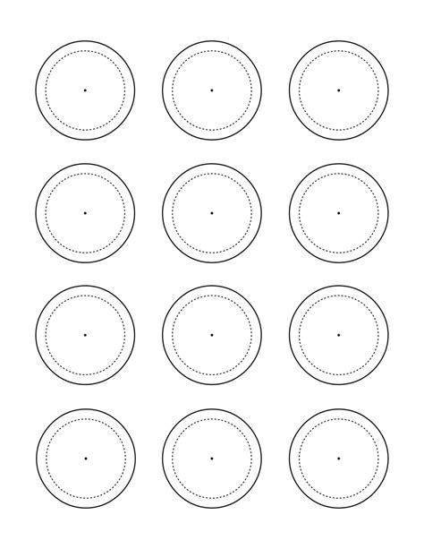 Printable Macaron Template