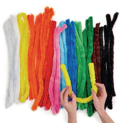 25mm Jumbo Pipe Cleaners Pack Of 60 G1564023 Gls Educational Supplies