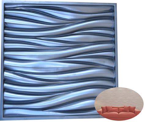 Buy Wave 3d Wall Panel Mold Plaster Wall Art Decor Decorative Wall Tile
