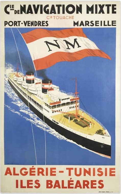 | #morocco #algerie #tunisie #love. Algerie Tunisie Iles Baleares in 2020 | Ship poster ...