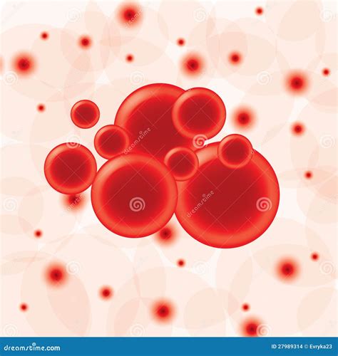 Red Blood Cells Background Stock Vector Illustration Of Medicine