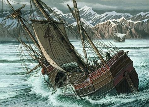 A Sudden Storm Greets The Fleet Of Ferdinand Magellan Björn Landström