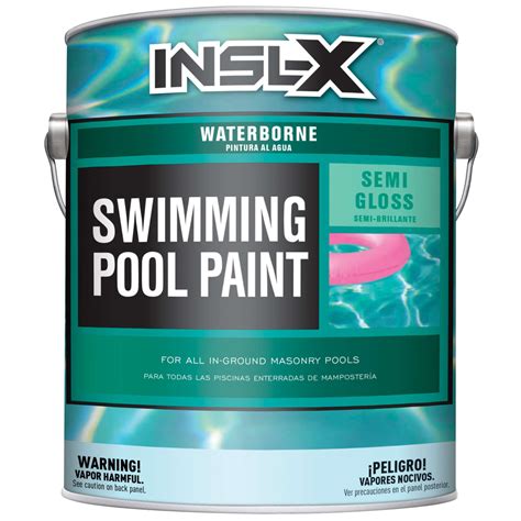 Insl X Indoor And Outdoor Semi Gloss Aquamarine Acrylic Swimming Pool