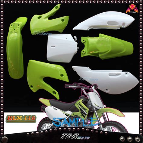 Green KLX 110 PLASTICS KIT 125/140/150/160/200CC PIT BIKE FOR ATOMIK