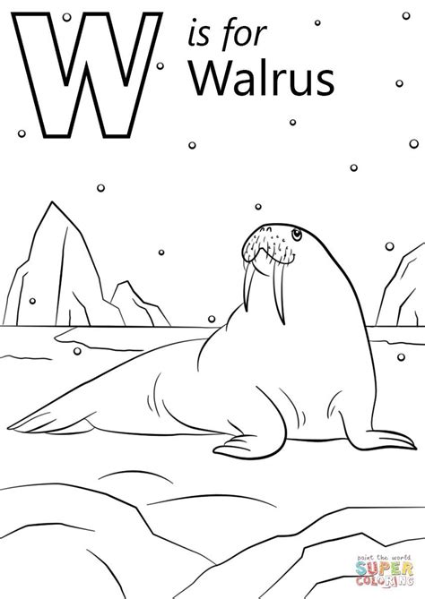Arctic Animals Coloring Pages Printable