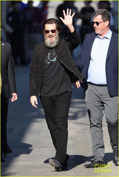 Photo Jim Carrey Flaunts His Bushy Beard Ahead Of Jimmy Kimmel Live Appearance 05 Photo